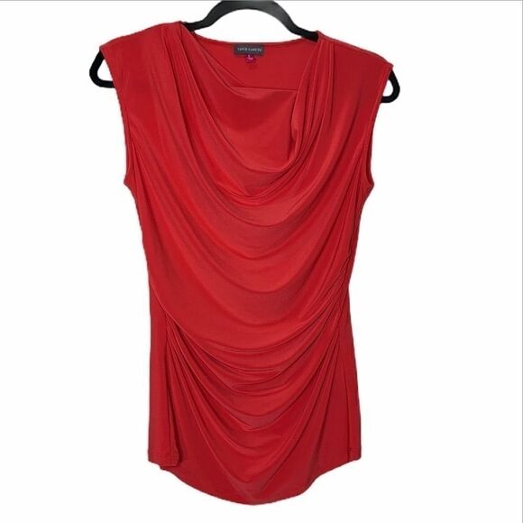 Vince Camuto orange sleeveless dress top sz small (G1) - Picture 1 of 6